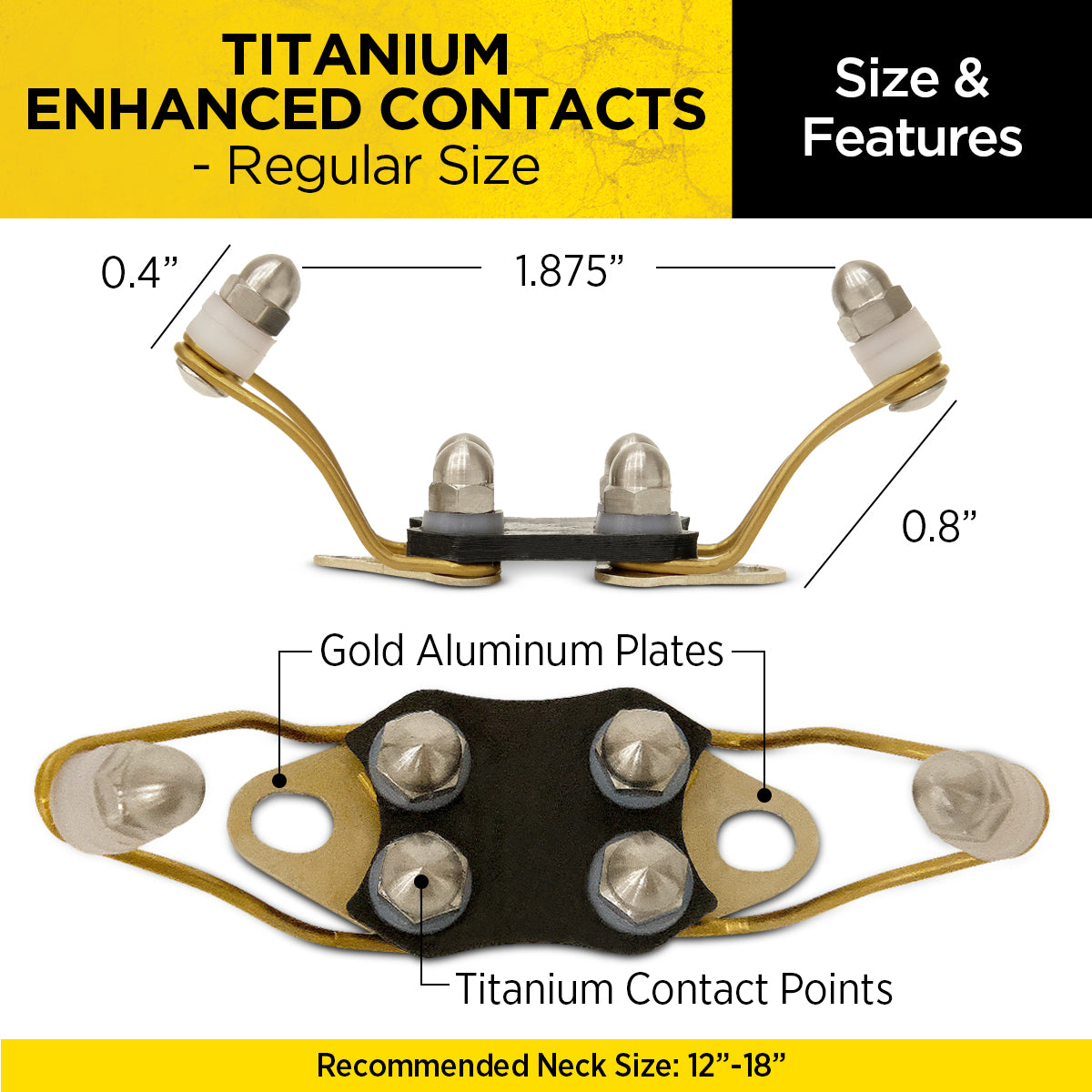 LARGE TITANIUM ENHANCED CONTACT