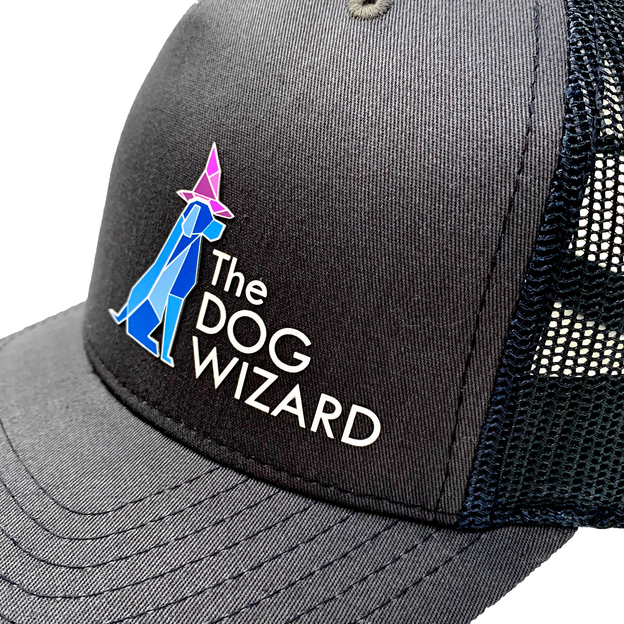 Wizard Trucker Hat with Silicone Logo