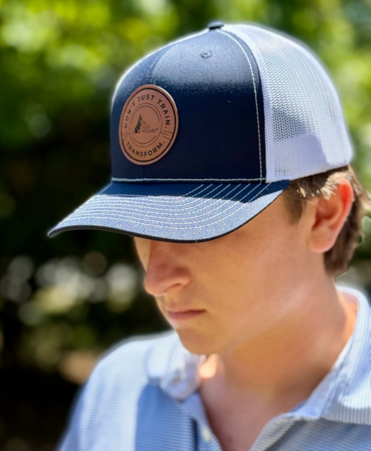 "Don't Just Train" Leather Patch Hat