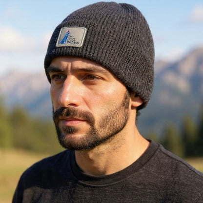 Dog Wizard Slouch Knit Beanie