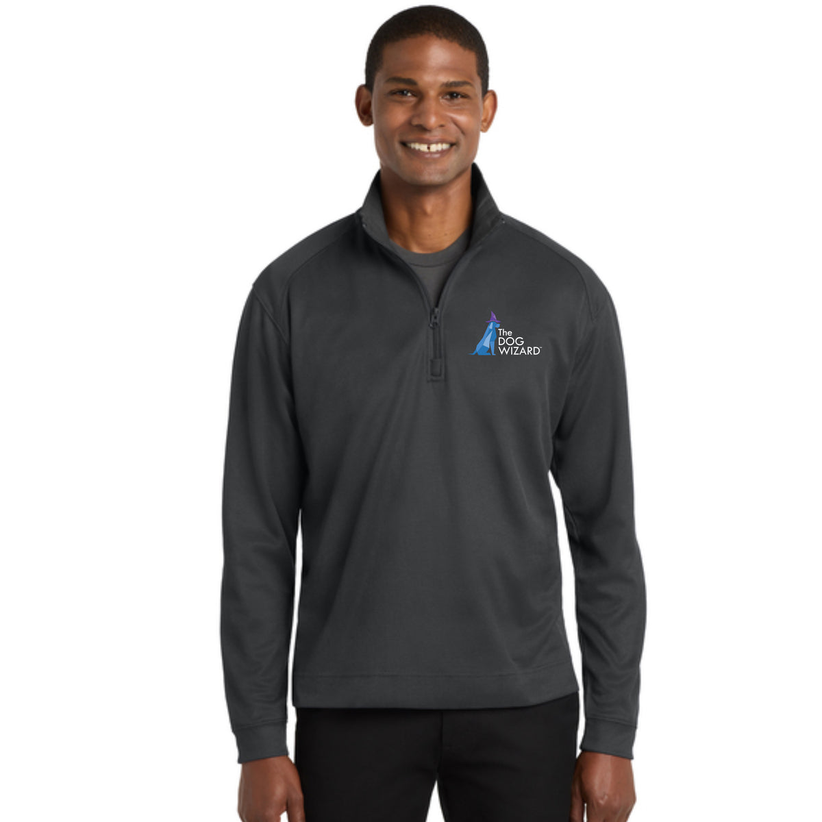Vertical Texture 1/4-Zip Unisex Pullover