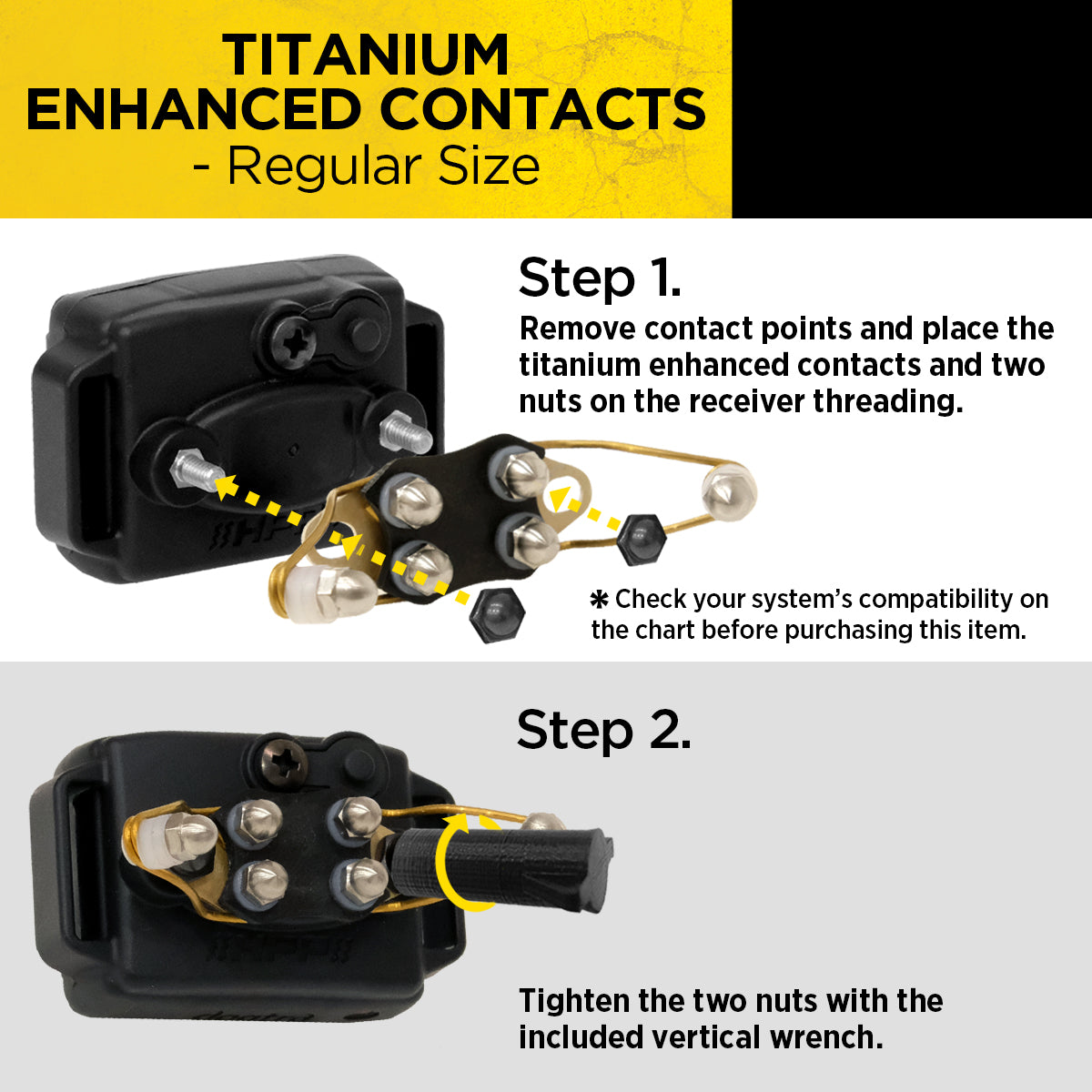 LARGE TITANIUM ENHANCED CONTACT