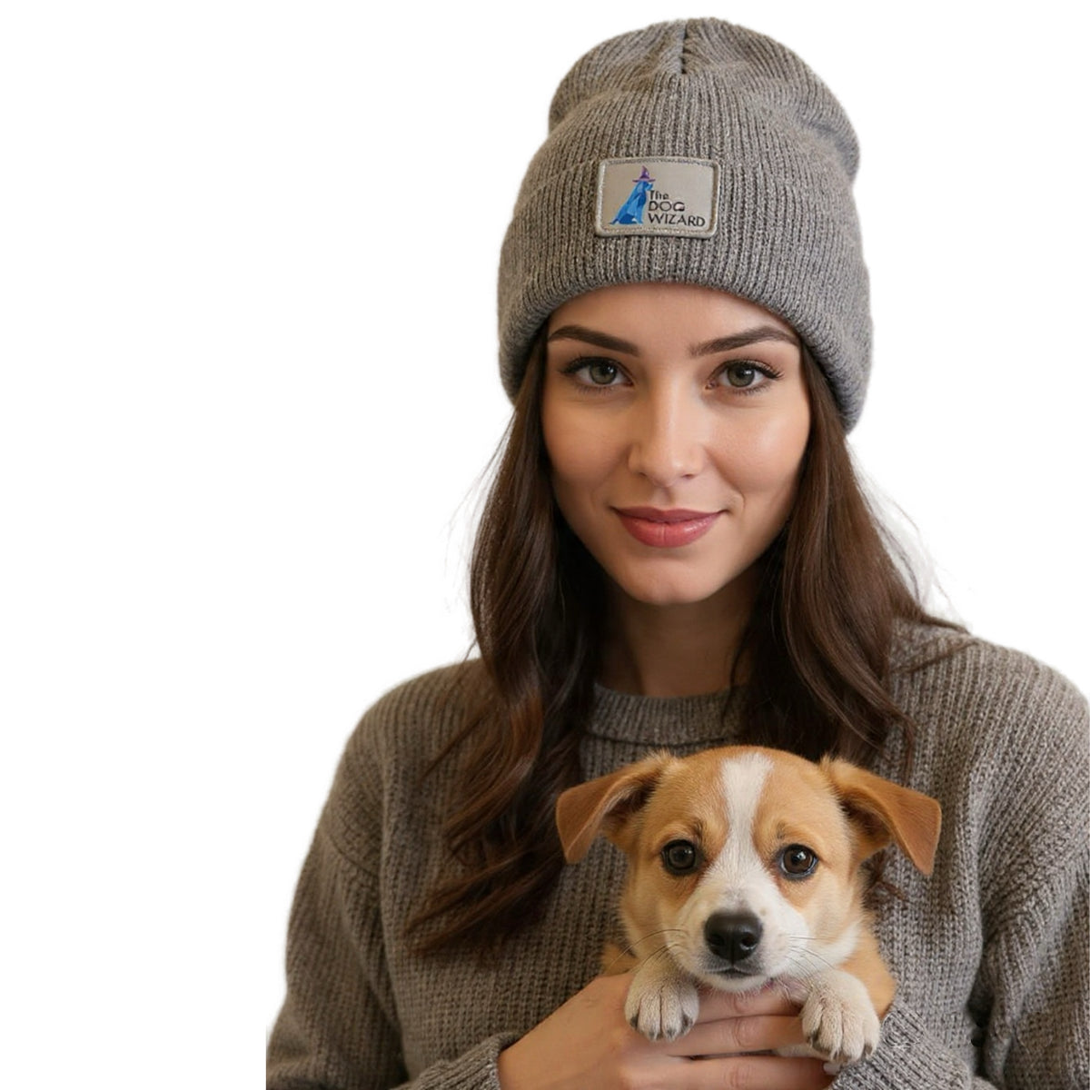 Dog Wizard Slouch Knit Beanie