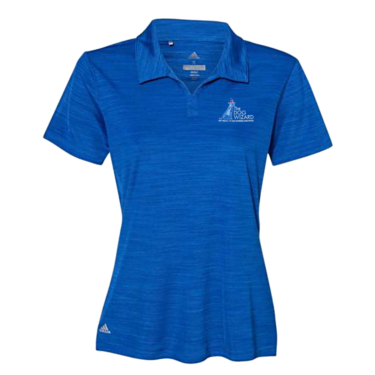 Women's Adidas Mélange Logo'd Polo