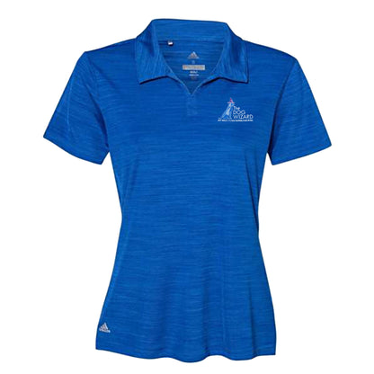 Women's Adidas Mélange Logo'd Polo