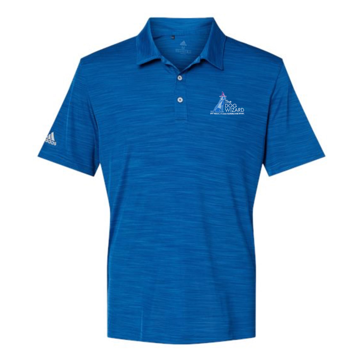 Men's Adidas Mélange Logo'd Polo