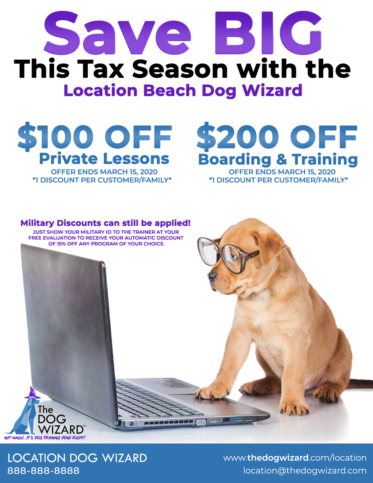 Tax Season Digital Flyer